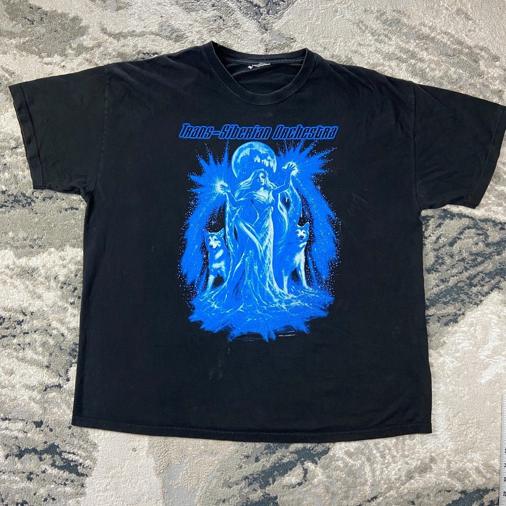 Vintage Trans Siberian Orchestra Band XXL T Shirt Black Winter Tour 2006 Music‎